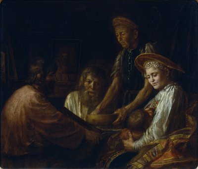 Bondemåltid, 1774 af Mikhail Shibanov