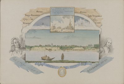 Udsigt over Berezov, 1862. af Mikhail Stepanovich Znamensky