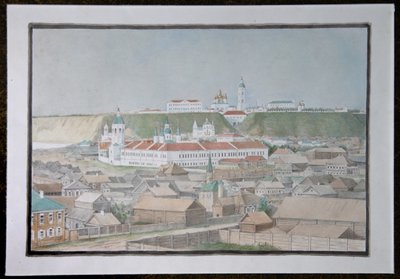 Udsigt over Tobolsk, 1850