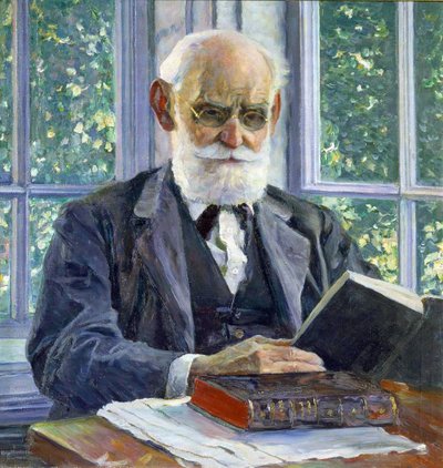 Portræt af fysiologen, psykologen og lægen Ivan P. Pavlov
