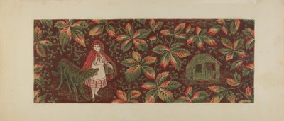 Trykt tekstil, ca. 1940. af Mildred Ford