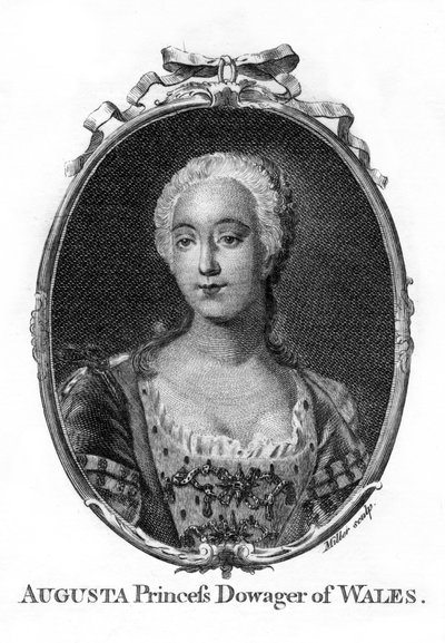Augusta, prinsesse af Wales, 1719-1772. af Miller