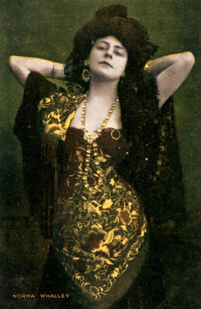 Norma Whalley, australsk skuespillerinde, begyndelsen af det 20. århundrede. af Miller and Lang