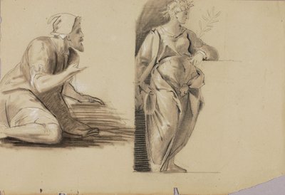 Figur Studier af Miner Kilbourne Kellogg