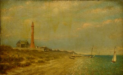 Fire Island fyrtårn. af Miner Kilbourne Kellogg