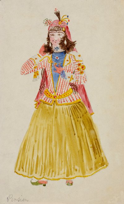 Persisk pige, n.d. af Miner Kilbourne Kellogg