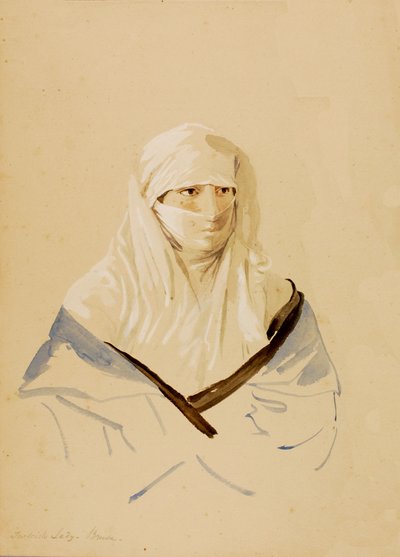 Tyrkisk dame af Brusa, n.d. af Miner Kilbourne Kellogg