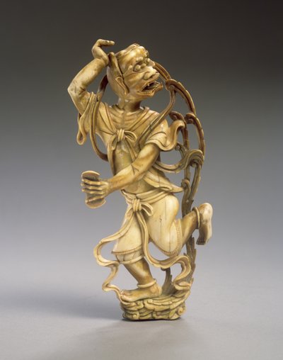 En figur af Kui xing (udskåret elfenben) (se også 272116) af Ming Dynasty Chinese School