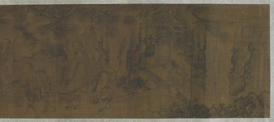 Daoistiske udødelige i bjergene af Ming Dynasty Chinese School