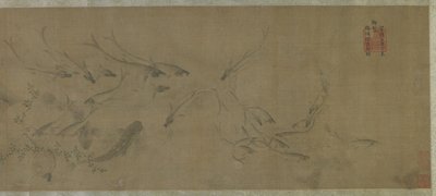 Fisk og Vand Ukrudt af Ming Dynasty Chinese School