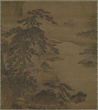 Besøg af Sage ved Wei-floden, midten af det 15. århundrede af Ming Dynasty Chinese School