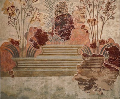 Panel af "Liliy Frescoes" af Minoan