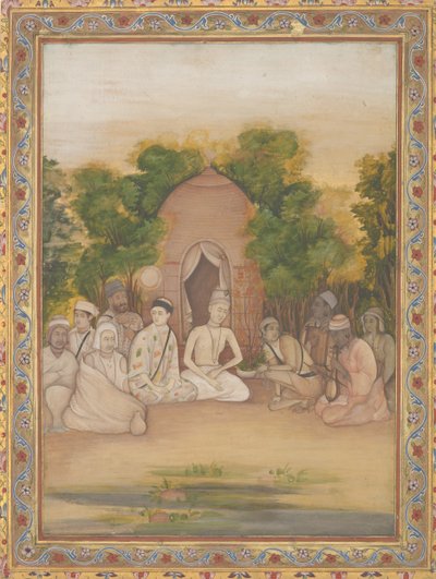 En samling af hellige mænd af forskellig tro, ca. 1770-75. af Mir Kalan Khan