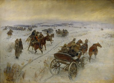 Slaget ved Yegorlykskaya, 1928-1929 af Mitrofan Borisovich Grekov