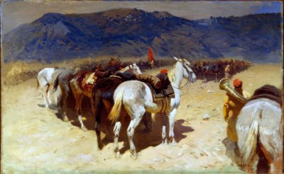 Resten af ​​kavaleriet (29. kavaleriregiment i Bukhara af Mitrofan Borissowitsch Grekow