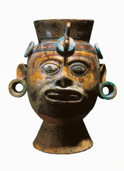 Antropomorf vase af Mixtec Mixtec