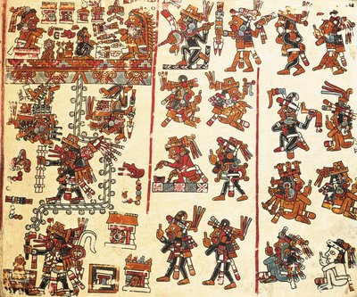 Den mexicanske Codex i Venedig af Mixtec Mixtec