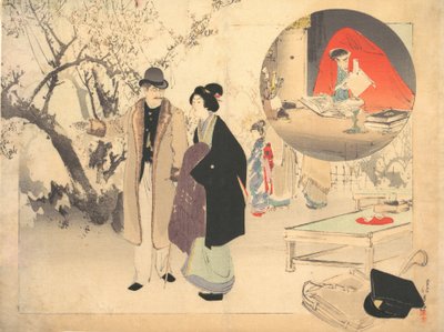 Tedemon After LD Golden Yasha, ikke? 1903. af Mizuno Toshikata