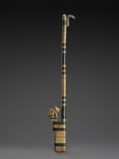 Atlatl med Feline af Moche Moche