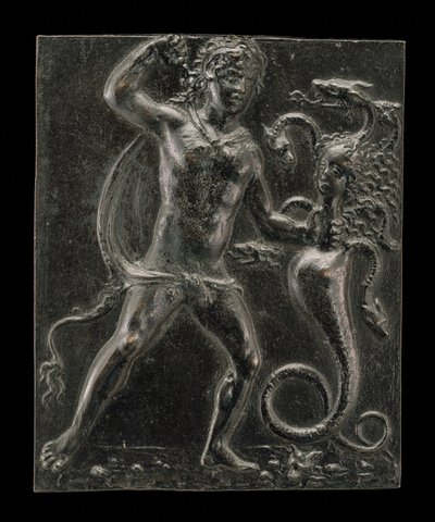 Hercules and the Lernaean Hydra, slutningen af det 15. - begyndelsen af det 16. århundrede. af Moderno