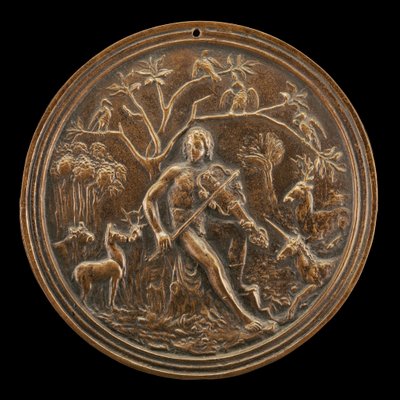 Orpheus Charming the Beasts of the Fields, slutningen af det 15. - begyndelsen af det 16. århundrede. af Moderno