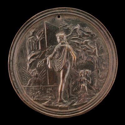 Orpheus Descending into Hades, slutningen af det 15. - begyndelsen af det 16. århundrede. af Moderno