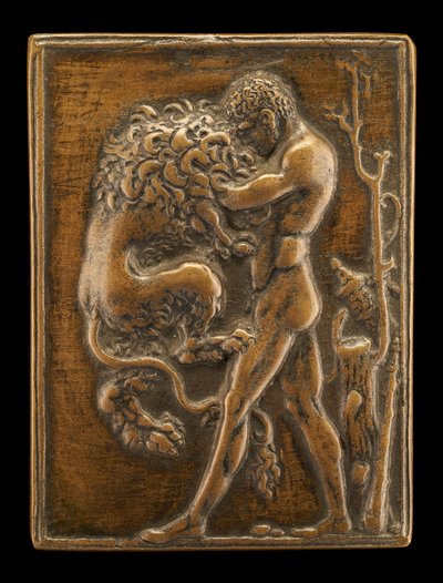 Stående Hercules med Nemean Lion, ca. 14881489. af Moderno