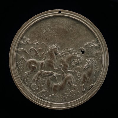 Hippolytus død, eller Phaetons fald, slutningen af det 15. - begyndelsen af det 16. århundrede. af Moderno