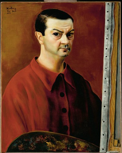 Moise Kisling, selvportræt (olie på lærred) af Moise Kisling