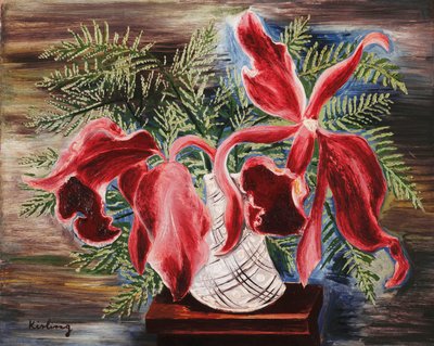 Orkideer; Orchidees af Moise Kisling