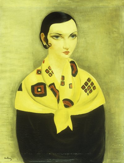 Portræt af en kvinde af Moise Kisling