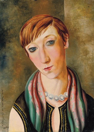 Portræt af Madame Renee Kisling af Moise Kisling