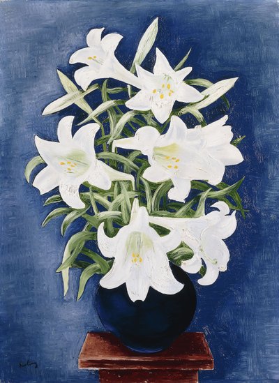 Vase med liljer; Vase de Lys af Moise Kisling