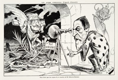 En ukendt engel (tysk legende), fra History of the Third Republic, Vol. I, Politisk historie, udg. 1933 (litho) af Moloch