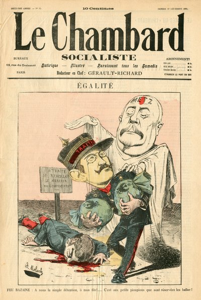 Cover af ""Le Chambard Socialiste"", Satirical in Colors af Moloch