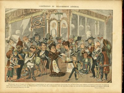 Illustration af Moloch (1849-1909) i Le Rire af Moloch