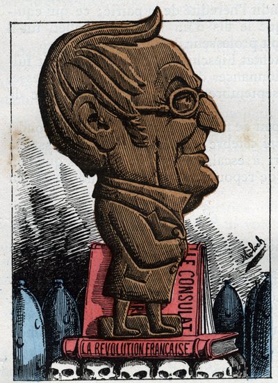 Portræt af Adolphe Thiers (1797-1877), præsident for den franske republik af Moloch