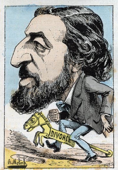 Portræt af Alfred Naquet (1834-1916), fransk politiker af Moloch