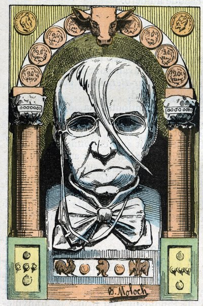 Portræt af Emile de Girardin, fransk journalist, publicist og politiker 1806-1881 af Moloch