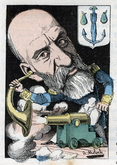 Portræt af Francois Ferdinand Philippe, prins af Joinville (1818-1900) af Moloch