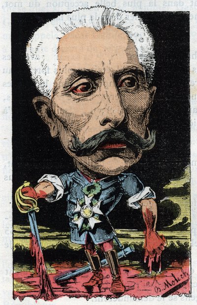Portræt af Gaston Alexandre Auguste De Galliffet, General Francais af Moloch
