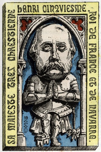 Portræt af Henri Charles Ferdinand Marie Dieudonne d