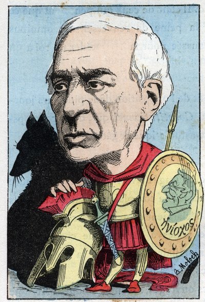 Portræt af Jules Barthelemy Saint Hilaire (1805 - 1895), fransk lærd og politiker af Moloch