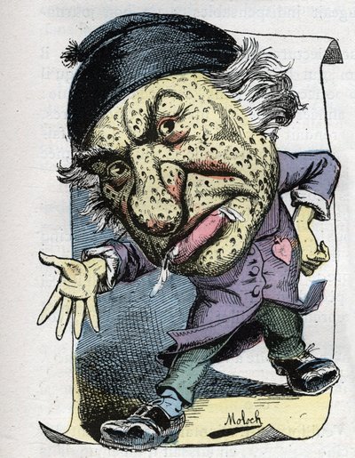 Portræt af Louis Veuillot (1813-1883), fransk journalist og forfatter af Moloch