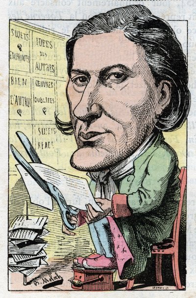 Portræt af victorianske Sardou (1831-1908), fransk dramatiker af Moloch