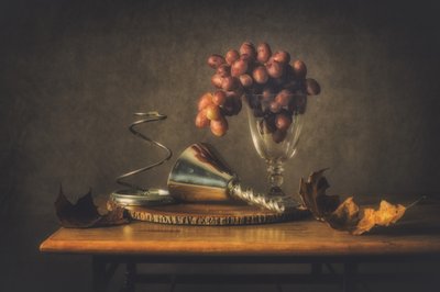 Stilleben med efterårsdruer af Monique van Velzen