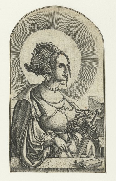 Sankt Catherine af Monogrammist AC