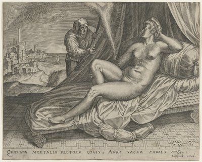 Jupiter og Danaë af Monogrammist FME