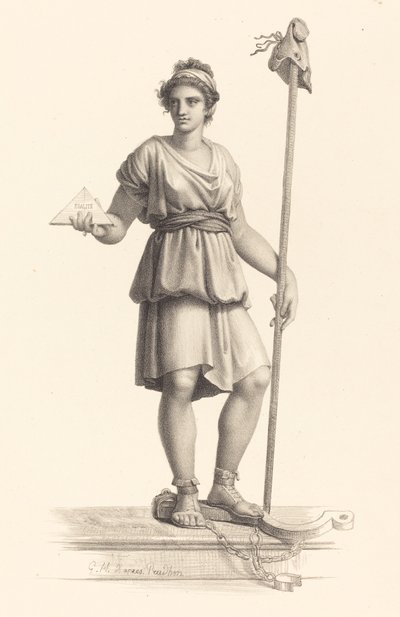 Den franske republik af Monogrammist G.H. after Pierre Paul Prud