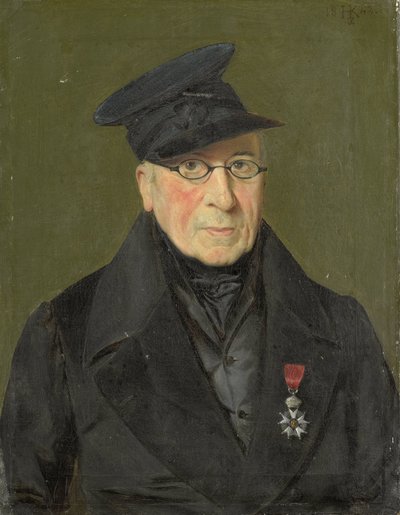 Pieter Janson (1765-1851). Maler og ætser, major af Cussiers ude af drift af Monogrammist HK (Nederland)